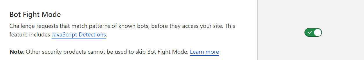 Bảo mật Website WordPress hiệu quả bằng các phương pháp tốt nhất 94 Bật chế độ chiến đấu bot cho Cloudflare