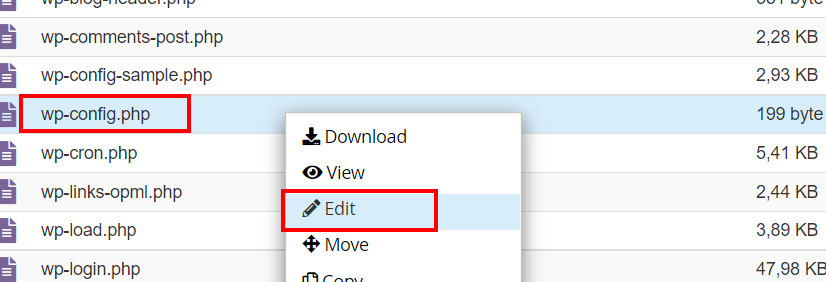 Bảo mật Website WordPress hiệu quả bằng các phương pháp tốt nhất 62 Sửa file config trong thư mục public_html
